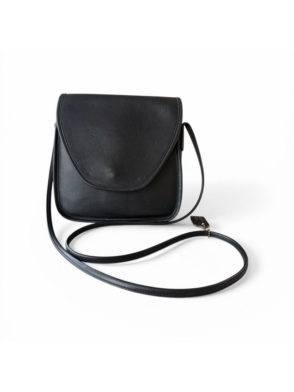 Coach Lindsay Bag Vintage Black Glove Tan Leather Crossbody Bag 80/90’s USA
